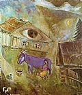 Marc Chagall The House with the Green Eye painting